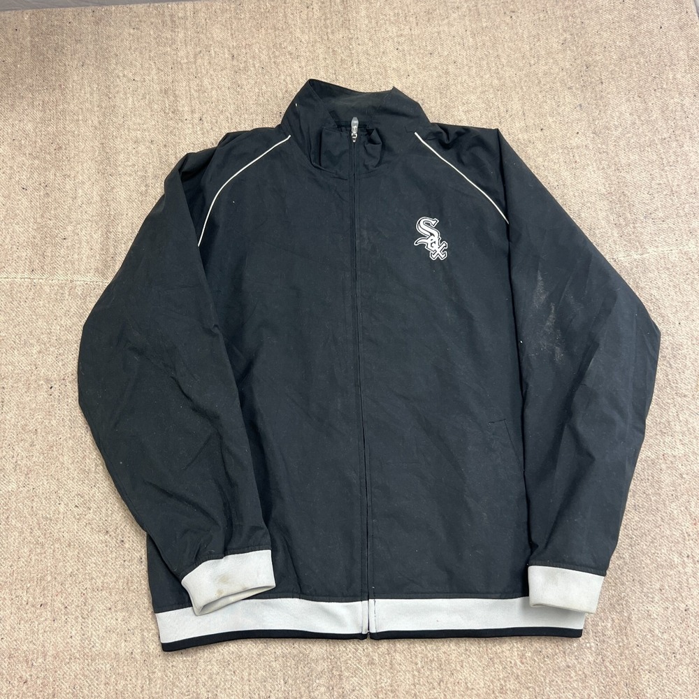 Vintage Chicago White Sox Jacket XXL Black 2000s Y2K Reebok